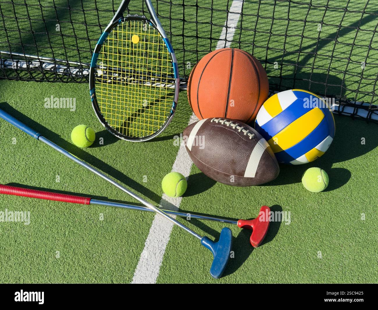 Sport tool basketball tennis baseball hi-res stock photography and images - Alamy